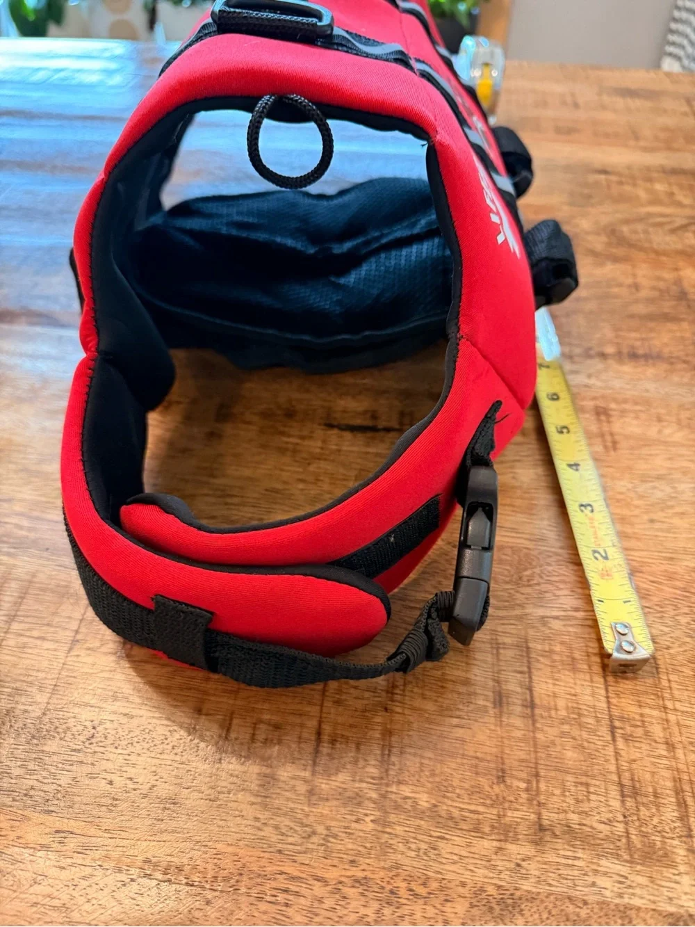 Paws Aboard Red Lifeguard-Style Dog Life Jacket size medium- never used -